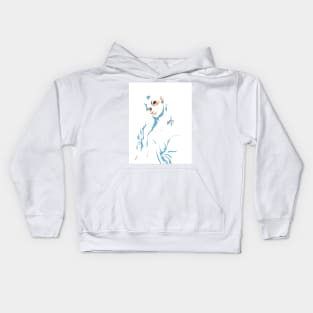 Abstract Mischievous Girl Kids Hoodie